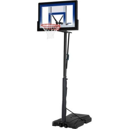 LIFETIME LifetimeÂ Courtside Portable Basketball Hoop W/ 48" Clear, Fushion Backboard, 48" x 146" 51550